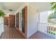 Inviting front porch with views of the surrounding landscape and neighborhood at 4610 Admiral Ridge Way, Lilburn, GA 30047