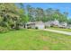 Exterior view of a house with a well-maintained lawn, a two-car garage and other houses nearby at 744 Martin Rd, Stone Mountain, GA 30088