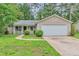 Charming single-story home featuring a well-maintained lawn and attached two-car garage at 744 Martin Rd, Stone Mountain, GA 30088