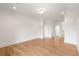 Bright bedroom with hardwood floors, crown molding and double doors at 002 Wakehurst Way, Marietta, GA 30064