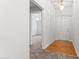 Bright entryway featuring hardwood floors and a view into the living room at 10231 Deep Creek Pl, Union City, GA 30291