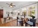 Inviting living room with natural light, modern furnishings, and hardwood flooring at 653 N Highland Ne Ave # 5, Atlanta, GA 30306