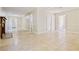Finished basement with tiled flooring, neutral walls, and a decorative fireplace at 7186 Raintree Loop, Jonesboro, GA 30236