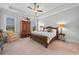 Spacious main bedroom featuring trey ceilings and lots of natural light at 4440 Atwood Dr, Cumming, GA 30040