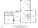 Layout of main level with living room, kitchen, dining, office, wet bar, laundry, and garage at 55 Bransford Rd, Sandy Springs, GA 30324