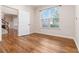 Home office featuring hardwood floors, natural light, and easy access to other areas of the house at 651 Deer Springs Way, Loganville, GA 30052
