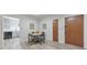 Dining room featuring hardwood floors and ample lighting at 1111 Clairemont Ave # N3, Decatur, GA 30030