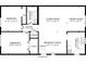 Detailed floor plan showcases the layout, dimensions, and spatial relationships of rooms in the home at 1111 Clairemont Ave # N3, Decatur, GA 30030