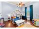 Charming bedroom with unique house frame bed and cheerful decor at 429 Oakland Ave, Atlanta, GA 30312