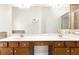 Large bathroom with double sinks, cabinets and large mirror at 2957 Smith Ridge Trce, Peachtree Corners, GA 30071