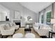 Bright and airy living room featuring neutral decor and a modern fireplace at 756 Joseph E Lowery Sw Blvd, Atlanta, GA 30310