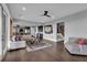 Basement living area features a comfortable seating arrangement, a large television, and an open floor plan at 89 Somerset Ln, Cartersville, GA 30121