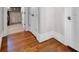 Hallway features hardwood floors and multiple storage closets at 89 Somerset Ln, Cartersville, GA 30121
