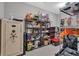Finished storage room with metal storage racks and lots of room at 89 Somerset Ln, Cartersville, GA 30121