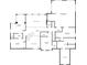 Second floor plan featuring multiple bedrooms, bathrooms, and walk in closets at 965 Tiverton Ln, Alpharetta, GA 30022