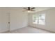 Bright bedroom featuring neutral carpeting, natural light and a ceiling fan at 4075 O Henry Ct, Mcdonough, GA 30252