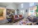 Spacious living room with a fireplace, comfortable seating, and stylish decor at 3006 Durban Ct, Decatur, GA 30034