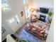 Bright and spacious living room with tall ceilings, fireplace, and comfortable seating at 3006 Durban Ct, Decatur, GA 30034