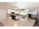 Modern kitchen with white cabinets, stainless steel appliances, and a spacious island at 510 Whistlestop Dr, Woodstock, GA 30189