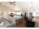 Bright kitchen features white cabinets, a large island, and stainless steel appliances at 510 Whistlestop Dr, Woodstock, GA 30189