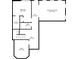 Finished basement floor plan, including a bedroom, recreation room, bathroom, and utility room at 3086 Frazier Walk, Decatur, GA 30033
