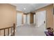 Upstairs hallway featuring neutral color palette, carpet and multiple doorways at 3086 Frazier Walk, Decatur, GA 30033