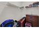 Organized walk-in closet with wire shelving, dresser, and luggage storage providing ample space at 3086 Frazier Walk, Decatur, GA 30033