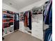 Custom walk-in closet with built-in shelving and ample storage space at 3086 Frazier Walk, Decatur, GA 30033