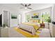 Bright bedroom with lots of natural light from the large windows at 3454 Carriage Chase Rd, Atlanta, GA 30349