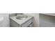 Modern bathroom vanity with stainless steel faucet at 5560 Kingsport Ne Dr # 27, Atlanta, GA 30342
