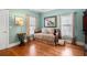 Cozy bedroom with hardwood floors, neutral paint, and lots of natural light at 4115 Gold Mill Rdg, Canton, GA 30114