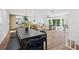 Open concept living area with stainless appliances and a dining area at 4745 Elam Forest Dr, Stone Mountain, GA 30083