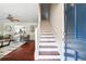 Inviting entry showcases hardwood floors and staircase leading to upper level at 1624 Glenfield Dr, Lawrenceville, GA 30043