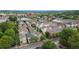 Aerial shot showcasing the neighborhood's charming homes, lush trees and proximity to local amenities at 169 Waterman Se St, Marietta, GA 30060