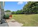 Spacious backyard with well-maintained lawn and mature trees at 2039 Wildflower Nw Way, Conyers, GA 30012