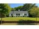 Charming single-story home featuring a well-manicured lawn, stone retaining wall and a classic gray roof at 458 Shannon Sw Dr, Atlanta, GA 30310