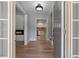 Inviting entryway with hardwood floors and views into the living spaces at 919 Rock Oak Ln, Lawrenceville, GA 30046