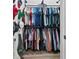 Well-organized walk-in closet with ample hanging space at 112 Rogers Street Ne # 410, Atlanta, GA 30317