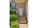 Elegant brick home entrance with beautiful landscaping and stairs leading to the front door at 51 Ivy Chase Ne, Atlanta, GA 30342