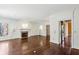 Open living area with hardwood floors, fireplace, and ample natural light at 51 Ivy Chase Ne, Atlanta, GA 30342