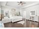Bright main bedroom with hardwood floors, ample natural light, and modern furniture at 200 Cherokee Reserve Cir, Canton, GA 30115