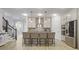 Well-designed kitchen with stainless steel appliances, a stylish backsplash, and a center island with seating at 421 Retreat Ln, Canton, GA 30114