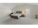 The main bedroom is spacious with neutral decor, vaulted ceilings, and large windows at 403 Sonja Ln, Loganville, GA 30052