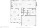 First-floor floor plan showcasing the kitchen, living room, dining room, and garage layout at 1017 Preserve Park Dr, Loganville, GA 30052