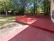 Spacious, stained wood deck with railings, perfect for outdoor entertaining at 1503 Colt Ridge Se Ln, Mableton, GA 30126