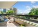 Balcony offering outdoor seating, city views, and landscaping at 2660 Peachtree Rd # 6A, Atlanta, GA 30305