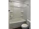 Clean and functional bathroom with a shower and tub combination at 3848 Hester St, Duluth, GA 30097