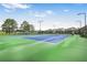 Community tennis courts with benches at 3848 Hester St, Duluth, GA 30097