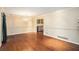 Dining room with hardwood floors, a chandelier, and large windows providing ample light at 5491 Valley Brook Road Southeast Se Rd, Mableton, GA 30126