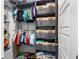 Organized closet featuring shelves and hanging rods for efficient storage at 914 Martin Nw St, Atlanta, GA 30315
